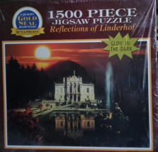 Linderhof Palace Glow In The Dark 1500 Piece Jigsaw Puzzle Bavaria Germany - £14.69 GBP