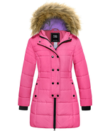 Girls&#39; Long Winter Coat Parka Waterproof Warm Puffer Jacket - $83.05