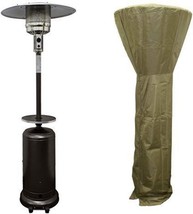 87&quot; Tall Patio Heater Cover In Tan And Hammered Bronze From Az Patio. - $224.98
