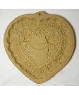 Brown Bag Cookie Mold Victorian Heart Valentines Day Wedding Doves Flowe... - £10.03 GBP