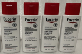 Lot of 4 Eucerin Original Healing Lotion For Dry Skin 5 Oz Each - $18.99