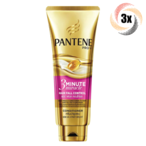 3x Bottles Pantene Pro-V 3 Minute Miracle Hair Fall Control Conditioner ... - £17.72 GBP