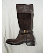 Franco Sarto brown leather and suede knee high boot   Size 6 - £27.58 GBP
