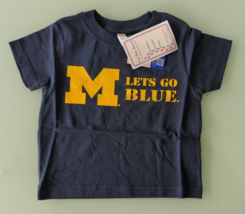 Two Feet Ahead NCAA Michigan Wolverines Children Unisex Short Sleeve Tee... - £8.87 GBP