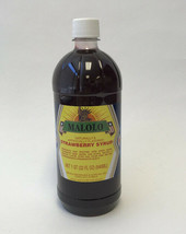 Malolo Strawberry Syrup 32 Oz Bottle - £15.56 GBP