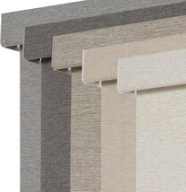 Persilux Blackout Roller Shades for Window Blinds,Cordless,Linen Cream 3... - $56.99
