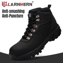 Men&#39;s Work Safety Boots Breathable Construction Protective Footwear Stee... - £77.98 GBP