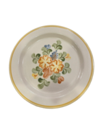 Louisville Stoneware 13&quot; Dinner Platter PaintedCenter Country Flower Yel... - £46.43 GBP