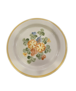 Louisville Stoneware 13&quot; Dinner Platter PaintedCenter Country Flower Yel... - £42.37 GBP