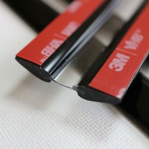 4x 200mm Black Flexible Hinges, No glue required. Clear plexiglass - $26.53