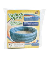 3 Ring 47 Inch Inflatable Splash Pool Blue - $414.21 MXN