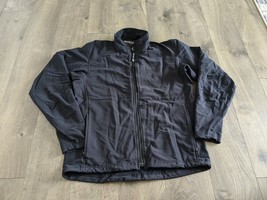Marmot Jacket Men&#39;s Small Black Full Zip Soft She’ll Coat Mock Neck D5 - £14.86 GBP