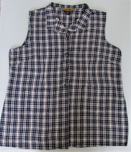 Ashley Stewart Women&#39;s Plus Size Sleeveless Cotton Shirt Size 26 - £15.98 GBP