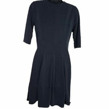 Altard State Womens Dress Med Black  A Line Knee Length Stretch Half Sleeve - £16.15 GBP