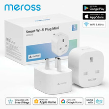 Meross Homekit Smart Sockets 16A 2-Pack - Energy Timer Monitor via Google Alexa  - £48.54 GBP