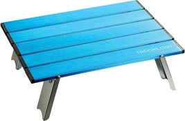 Small Camping Table, Folding Camping Tables, Portable Beach Table, Aluminum - £28.30 GBP