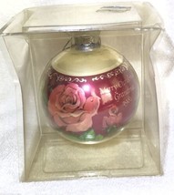 VTG 1981 “Merry Christmas Grandma” Glass Ornament Sealed In Package Made In USA - £8.52 GBP