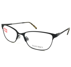 Ellen Tracy Eyeglasses Frames SLOVENIA BLACK Cat Eye Full Rim 51-16-135 - £43.71 GBP