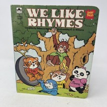 We Like Rhymes Shirt Tales Rebecca Heller 1983 Golden Board Book - £6.21 GBP