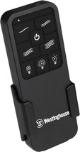 Westinghouse Lighting 7787900 Four Speed Black Ceiling Fan Remote Control With - $60.99
