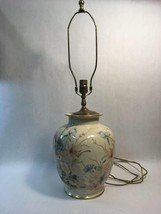LG Rare Andrea by Sadek Hand Painted by Mary Vincent Bertrand Vase Lamp - WORKS - $168.42