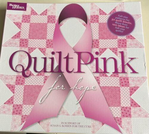 QUILTING PINK Quilting Book by Better Homes &amp; Gardens 50 Quilt Blocks  - $11.88