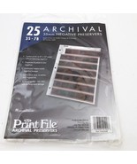 Archival 35mm Negative Preservers 25 Sheets -Print File 35-7B 35 Frames ... - $270.54 MXN