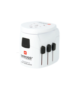 Skross World Travel Adapter PRO Light USB - World White - £23.96 GBP