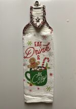 Eat, Drink &amp; Be Cozy Hanging Towel - $64.20 MXN