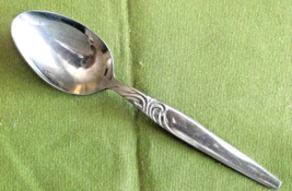 National Stainless Teaspoon NST87 Pattern 6&quot; Scrolls at Heel #192345    ... - $6.92