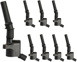 Set of 8 Curved Boot Ignition Coil Pack Compatible With Ford Lincoln Mercury NEW - £39.33 GBP