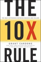 The 10X Rule par Grant Cardone (Anglais, Relié) - £13.40 GBP