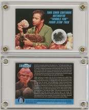 Star Trek TV Prop Card Screen Used Tribble Fur DS9 &amp; TOS Vault Collectib... - £26.09 GBP