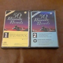 50 Romantic Records Album No. 1 and 2 (2 Cassettes, 1988) VG+ Tested - £7.78 GBP
