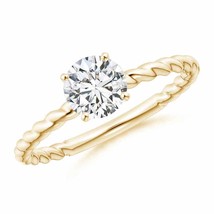 ANGARA Natural Diamond Engagement Ring in 14K Gold (Grade-HSI2, 0.75 Ctw) - £1,849.32 GBP