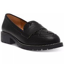 Dolce Vita Women Slip On Loafers Cardo Size US 8 Black Faux Leather - £27.59 GBP