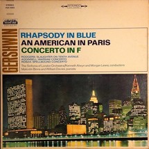 Gershwin Rodgers Adinsell Rosza Rhapsody In Blue / An American In Paris / Concer - £7.70 GBP