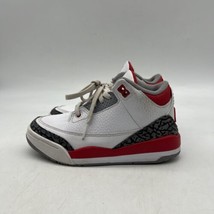 Nike Air Jordan 3 Retro DM0966-160 Fire Red GS Youth Size 13C - £49.04 GBP