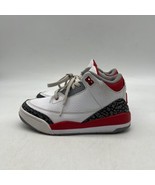 Nike Air Jordan 3 Retro DM0966-160 Fire Red GS Youth Size 13C - £49.70 GBP