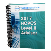 2017 HCPCS Level II Advisor Spiral Bound Book - £55.71 GBP
