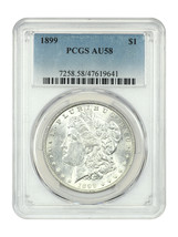 1899 $1 PCGS AU58 - $280.09