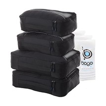Packing Cubes 4pcs Value Set for Travel - Plus 6pcs Luggage Organiser Zi... - £45.56 GBP