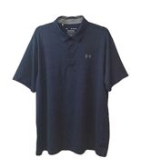 Under Armour Playoff Polo Mens Short Sleeve Casual Golf Size XL Blue Bla... - €28,59 EUR