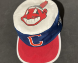 Cleveland Indians MLB Painter Cap Hat 80s Chief Wahoo Logo made in USA B... - $14.84