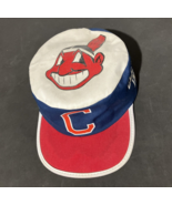 Cleveland Indians MLB Painter Cap Hat 80s Chief Wahoo Logo made in USA B... - £11.82 GBP