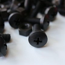 20 x Black Philips Pan Head Screws Polypropylene (PP) Plastic Nuts and B... - $18.80