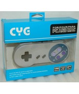 NEW SNES Super Nintendo Style Plug &amp; Play USB Enabled PC Mac Controller ... - £5.85 GBP