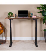 Mahogany Electric Stand Desk NAN-TG-2046-R-GG - $474.64 CAD