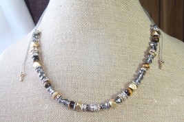 Keep Collective Necklace (New) Story Beads Necklace - Mixed Metals - (KN022GTS) - £34.65 GBP
