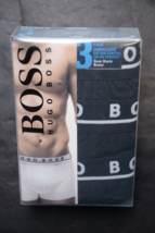 HUGO BOSS Hommes 3-Pack Noir Coton Extensible Coffre Caleçon Boxer 2XL - $37.33 CAD